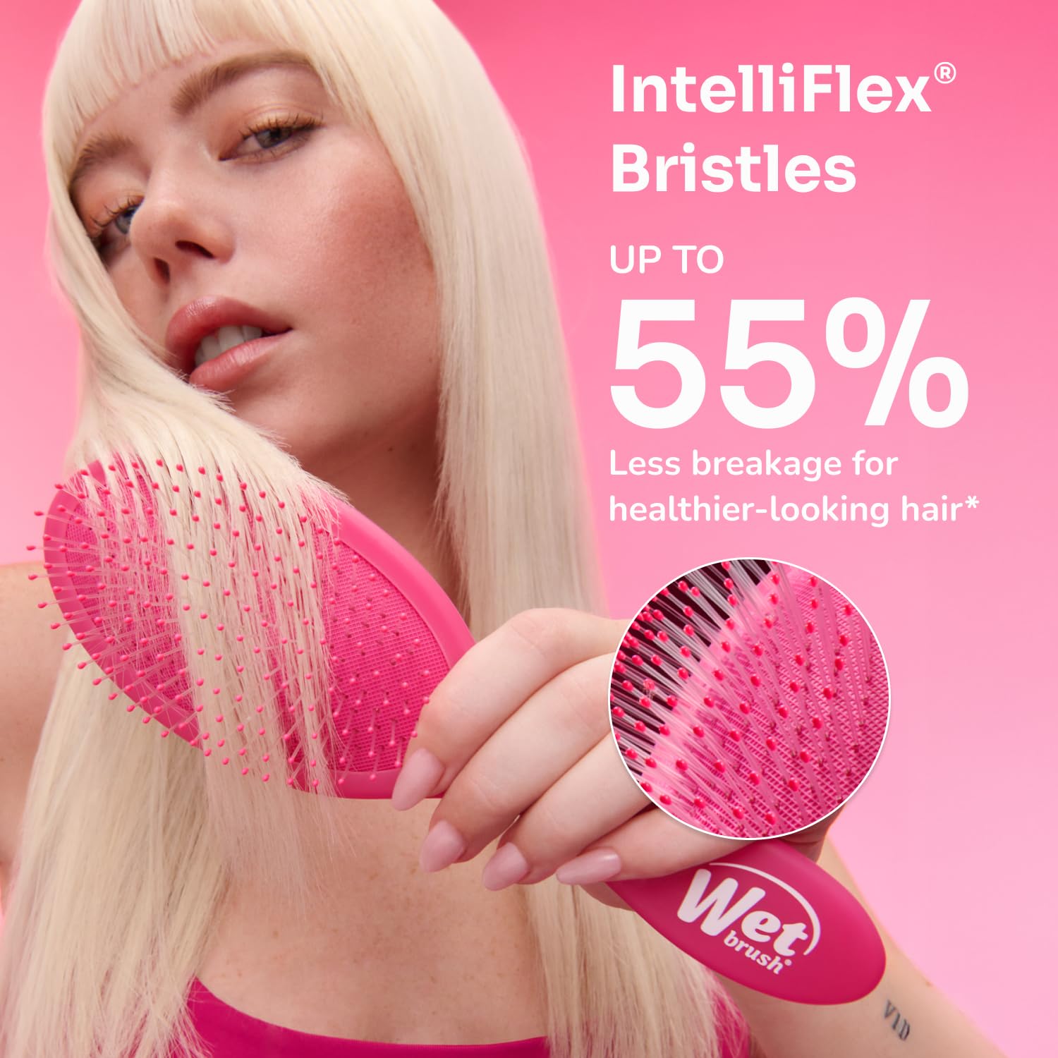 Wet Brush Original Detangler Hair Brush, Black (Watercolor Waves), Ultra-Soft Intelliflex Bristles, Detangling Bristles Glide Through Tangles (Wet Dry & Damaged Hair), Women & Men : Beauty & Personal Care