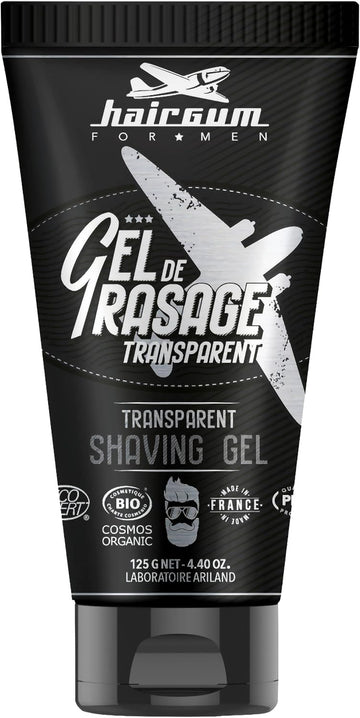 Hairgum Organic Transparent Hair Scrunchie Gel - Mens Shaving Gel - Get Smooth Texture Beard Style - Clear Gel For Beard Grooming And Beard Shaving