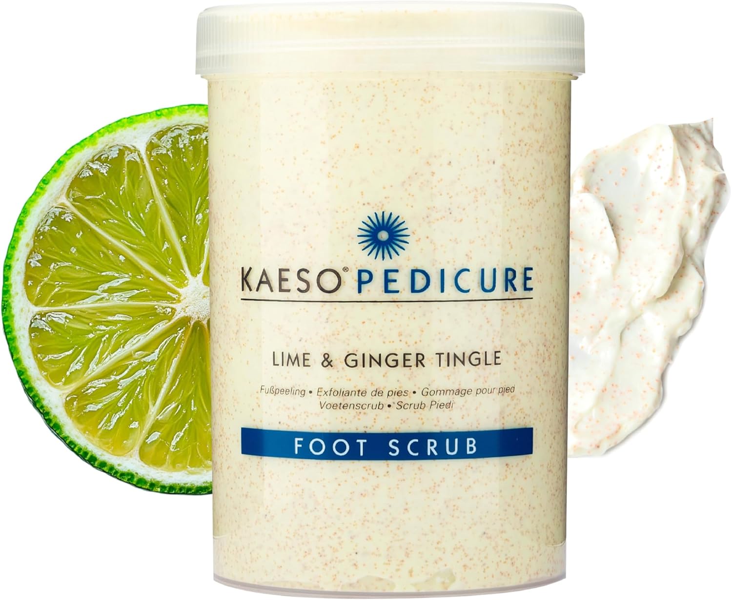 Kaeso Lime And Ginger Tingle Foot Scrub 450 Ml