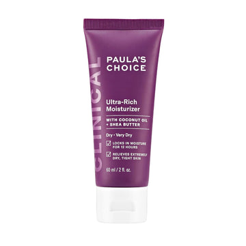 Paula'S Choice Clinical Ultra-Rich Face Moisturizer With Jojoba, Coconut Oil & Shea Butter, Redness-Prone, Dry, Sensitive Skin, 2 Ounce