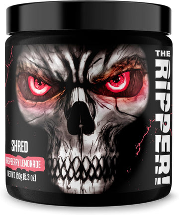 Jnx Sports The Ripper! Shredding Thermogenic Fat Burner - Raspberry Lemonade 30 Servings | Advanced Fast Acting Thermogenic Pre-Workout, Appetite Suppressant For Men & Women