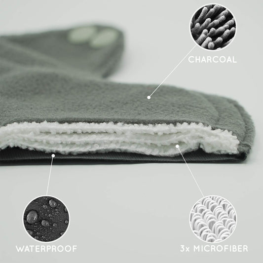 Reusable Sanitary Towels Heavy Flow Set | Discreet Pouch | Zero Waste And Environmentally Friendly Sanitary Products | Washable Sanitary Towels | Night Pads | Incontinence Pads Women | Bambaw