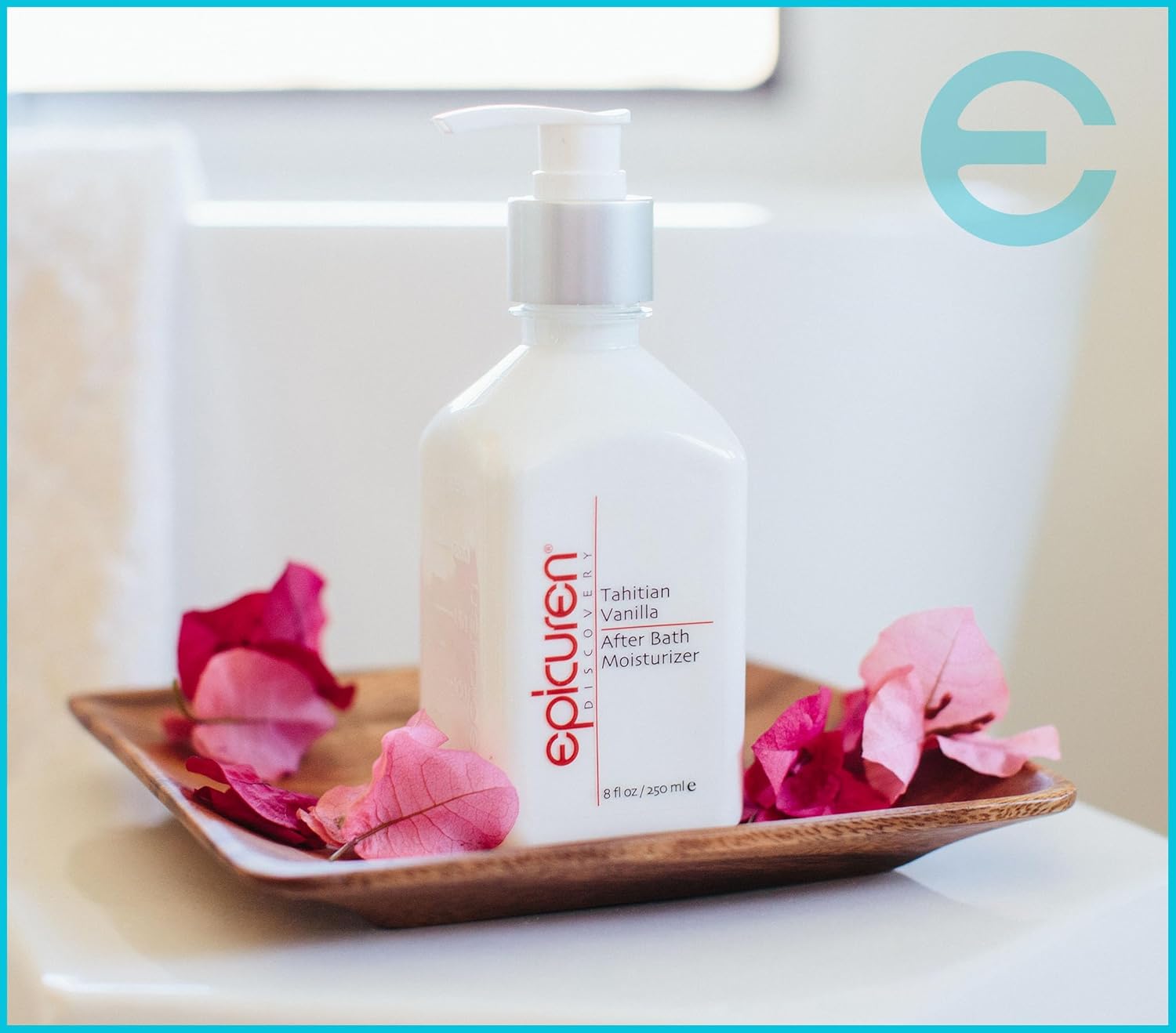 Epicuren Discovery Tahitian Vanilla After Bath Body Moisturizer, 8 Oz. : Beauty & Personal Care