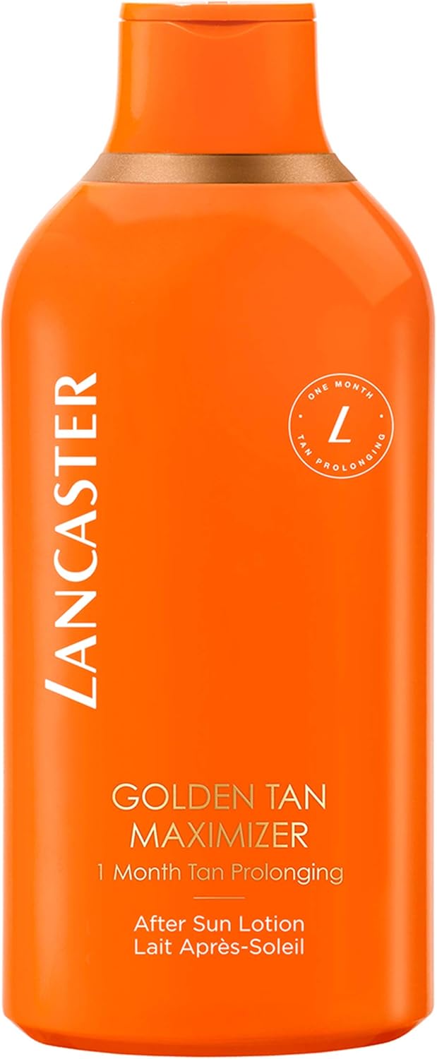 Lancaster Golden Tan Maximizer After Sun Lotion 400Ml | One Month Tan Prolonging | Natural Tan Accelerator | Soothes And Calms Sun-Exposed Skin | Softens Skin With Velvety Finish