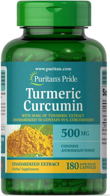 Puritan'S Pride Turmeric Curcumin 500 Mg-180 Capsules