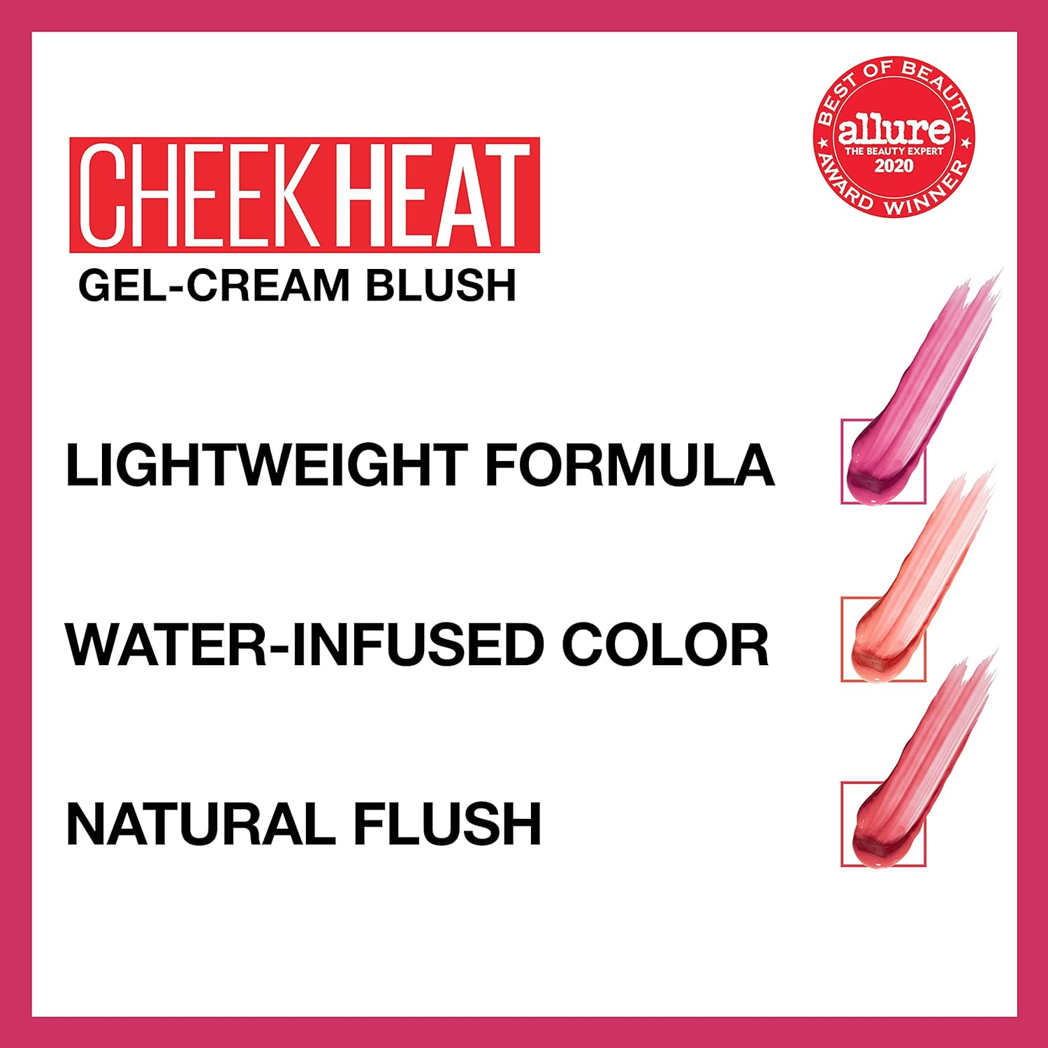 Maybelline Cheek Heat Gel-Cream Blush Makeup, Lightweight, Breathable Feel, Sheer Flush Of Color, Natural-Looking, Dewy Finish, Oil-Free, Nude Burn, 1 Count : Beauty & Personal Care