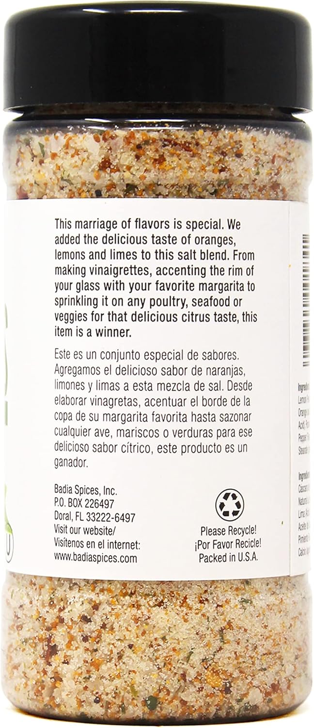 Badia Citrus Salt, 7 Oz (Pack Of 1)