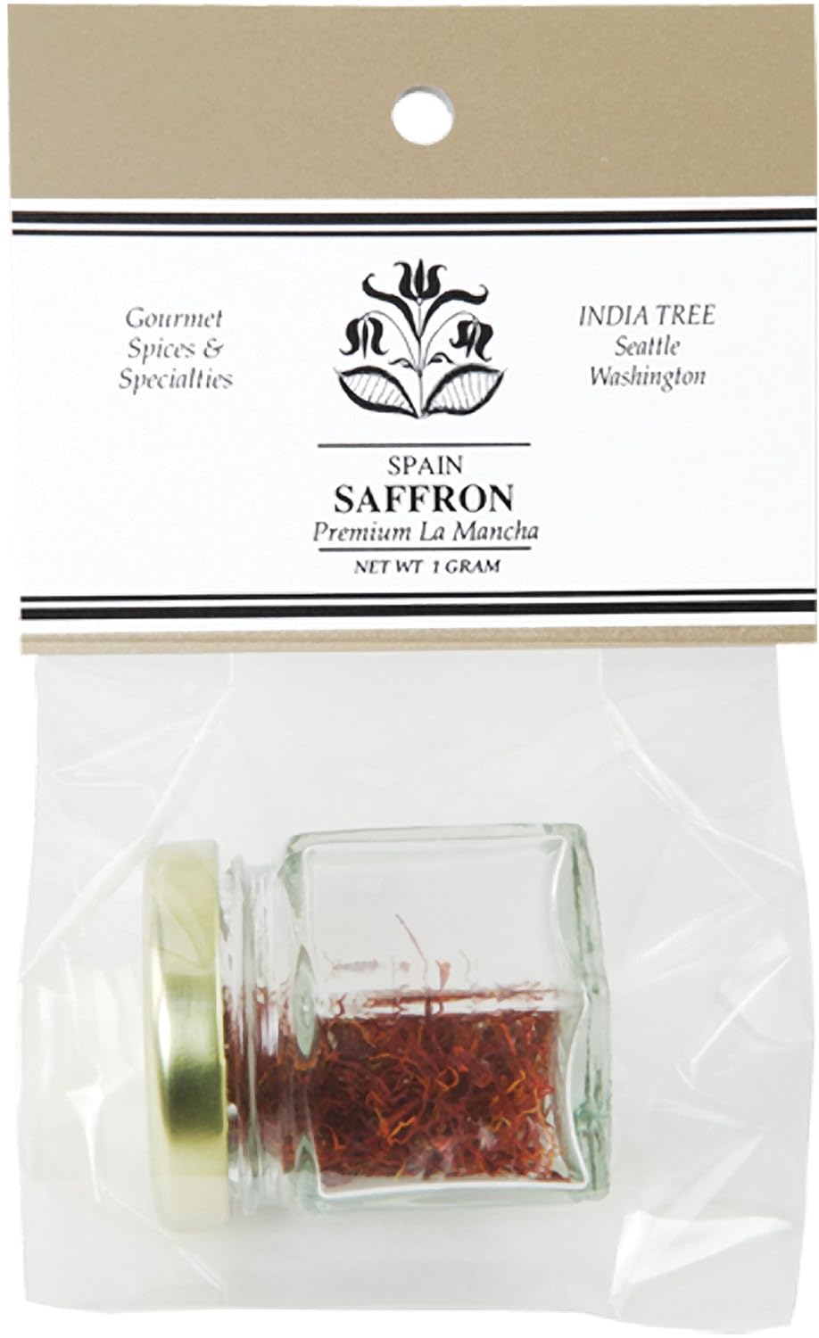 India Tree Saffron Threads, 1 Gram