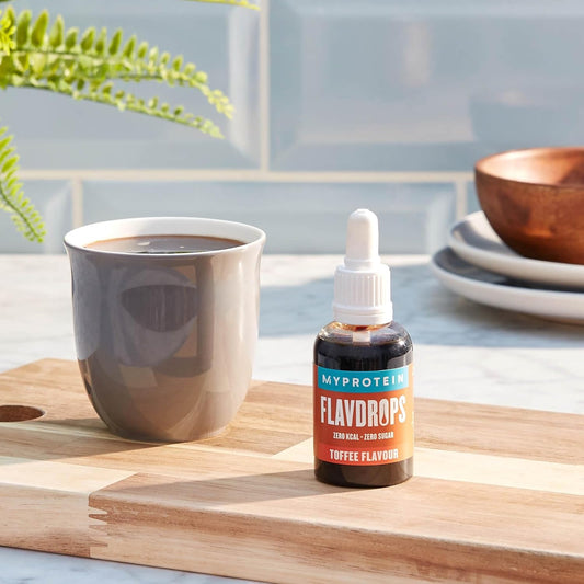 Myprotein FlavDrops - Toffee Flavour 50ml, Clear, 59 grams : Amazon.co.uk: Health & Personal Care