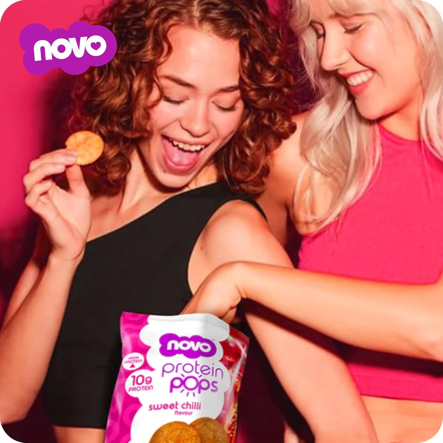 Novo Nutrition | Protein Pops | Healthy Savoury Snack with High Protein, Low Sugar and High Fibre | Pack of 6 x 45g (Cheese and Jalapeño) : Amazon.co.uk: Grocery