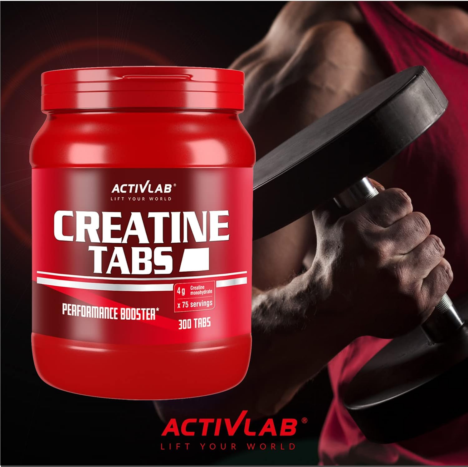 Activlab Creatine Tabs | 300 Tablets | 75 portions | Pomegranate | Creatine Monohydrate 4000 mg | Bodybuilding, Fitness, Cross-Fit, Weightlifting, Powerlifting | 3X lab Tested | Optimum Nutrition : Amazon.co.uk: Health & Personal Care
