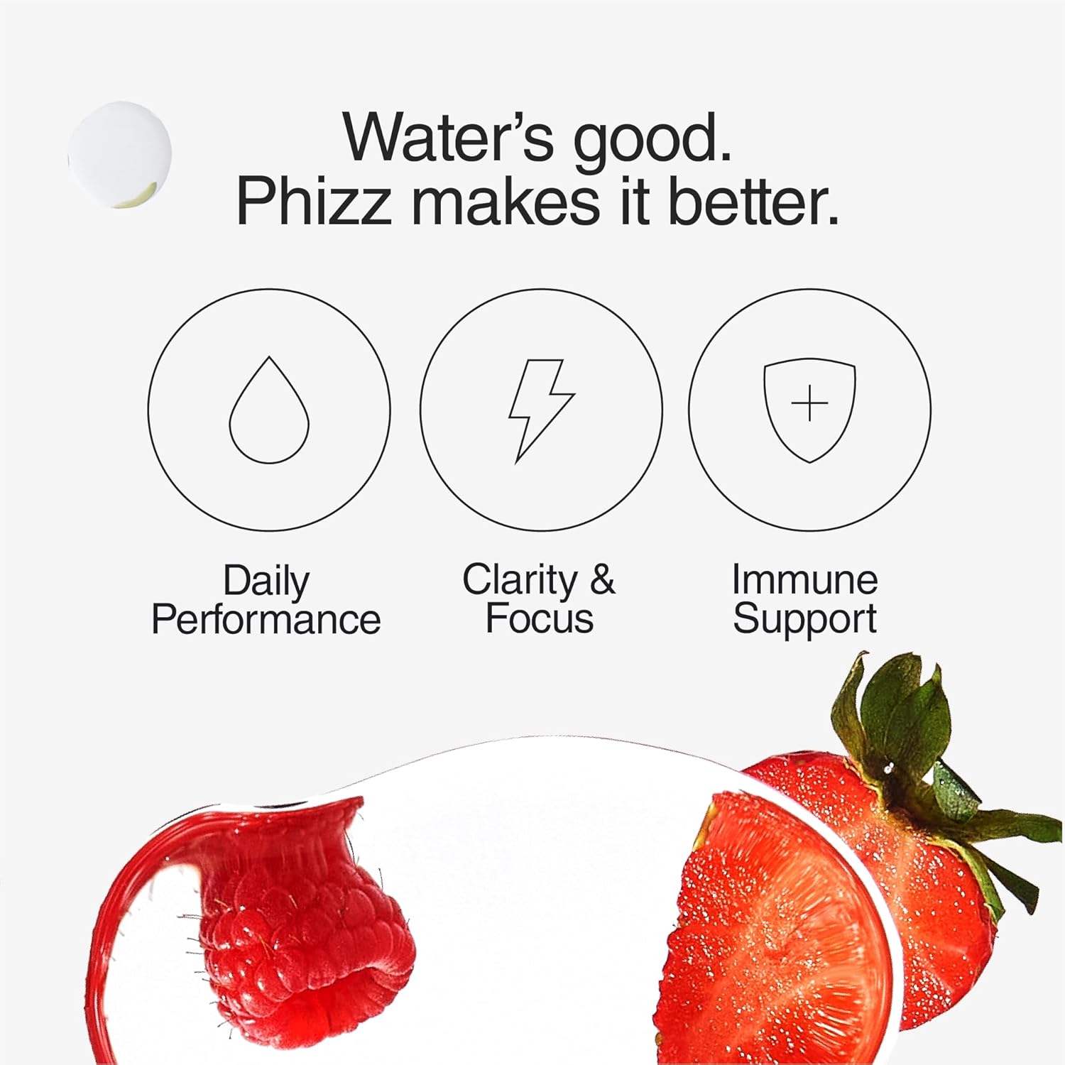 Phizz Electrolytes, Multivitamin & Hydration Effervescent 240 Tablets - 18 Vitamins & Minerals, Vitamin C, Add To Your Water Bottle, Vegan, Vegetarian & Low Calorie (Mixed Berry)