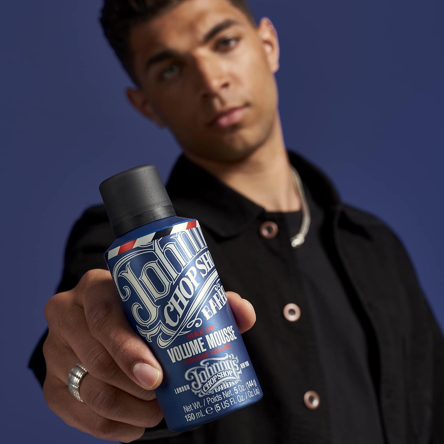 Johnny's Chop Shop - Max Up Volume Mousse, Firm Hold, All Hair Types (150ml) : Amazon.co.uk: Beauty