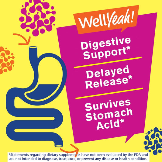 Probiotics For Women Gummies - 10 Billion Cfu - For Digestive Support, Gut Health, And Feminine Health Support - Natural Sourced Flavors - Vegan, Delayed Release Womens Probiotic - 60 Gummies