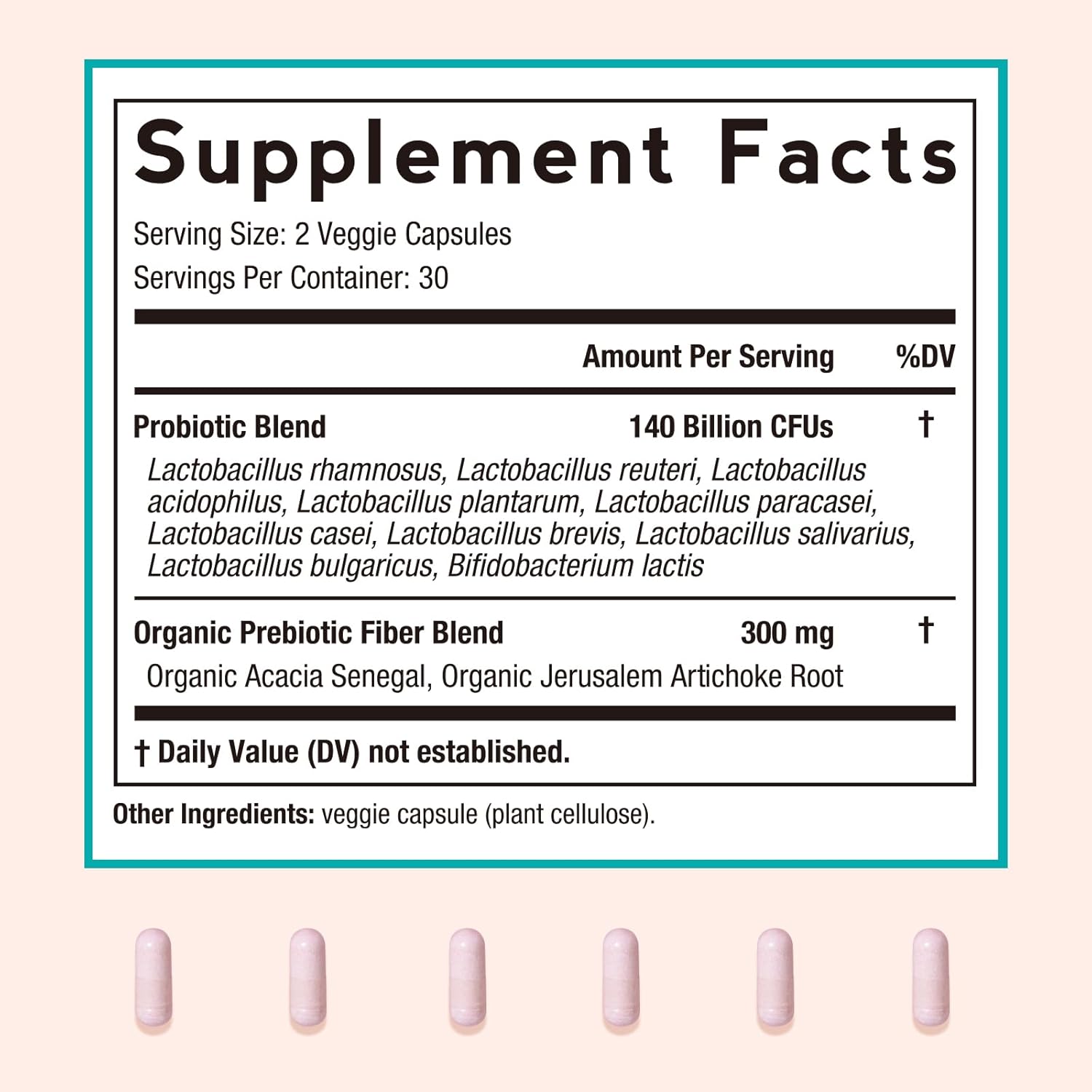 Doctor'S Recipes Probiotics For Women, Organic Prebiotics And Probiotics For Digestive Health, Vaginal Health, 140 Billion Cfu, 10 Strains, Shelf Stable, 60 Capsules : Health & Household
