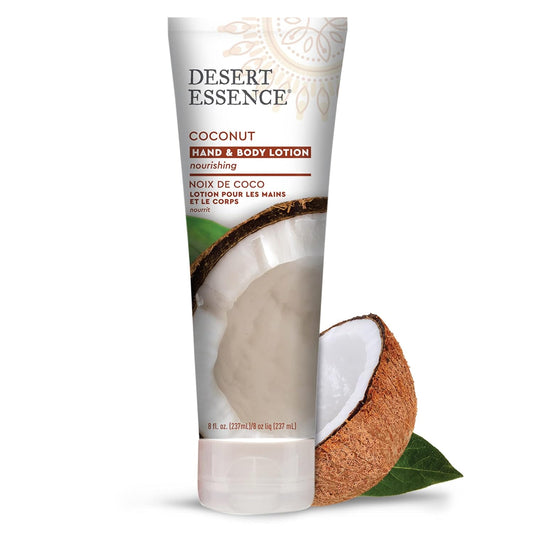 Desert Essence Organic Coconut Hand And Body Lotion 8 Fl. Oz