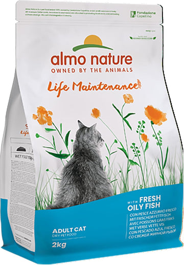 Almo Nature Life Maintenance Dry Cat Food with Fresh Oily Fish - 2kg?624