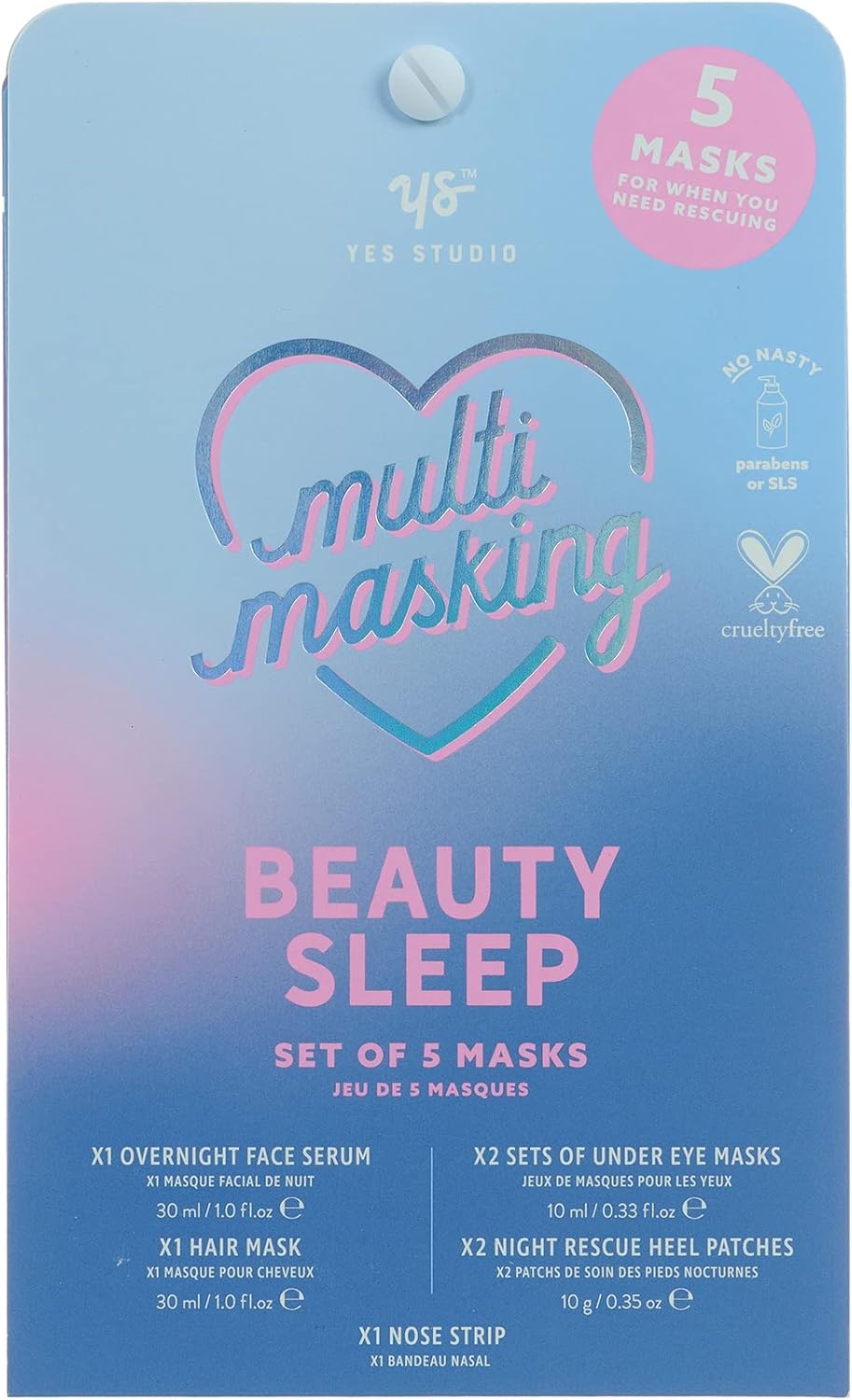 Yes Studio Multi Masking Beauty Sleep Set Of 5 Masks