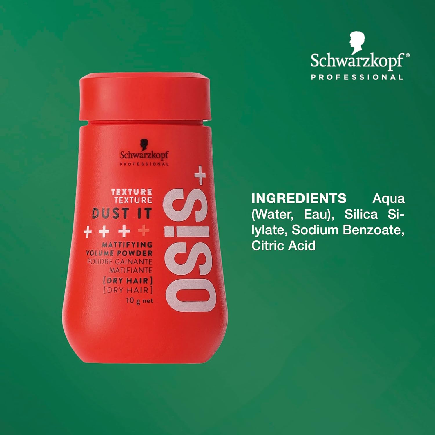 Osis+ Dust It, 0.35 Oz (3 Pack) – Mattifying And Texturizing Volume Powder – Long-Lasting Hold, Strong Control And Separation For Different Hair Styles