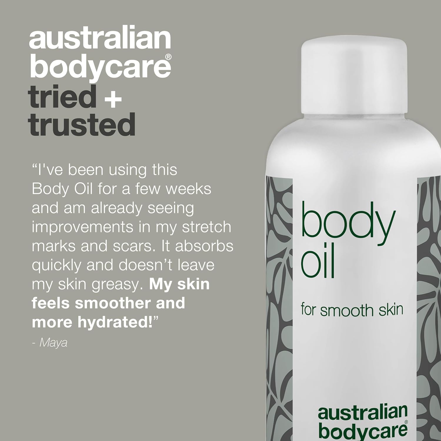 Australian Bodycare Body Oil - Improve The Appearance Of Stretch Marks, Scars, Orange Peel Skin (Cellulite), Pigment Spots And Uneven Skin Tone Try Body Oil With Tea Tree Oil For Whole Body – 80 Ml