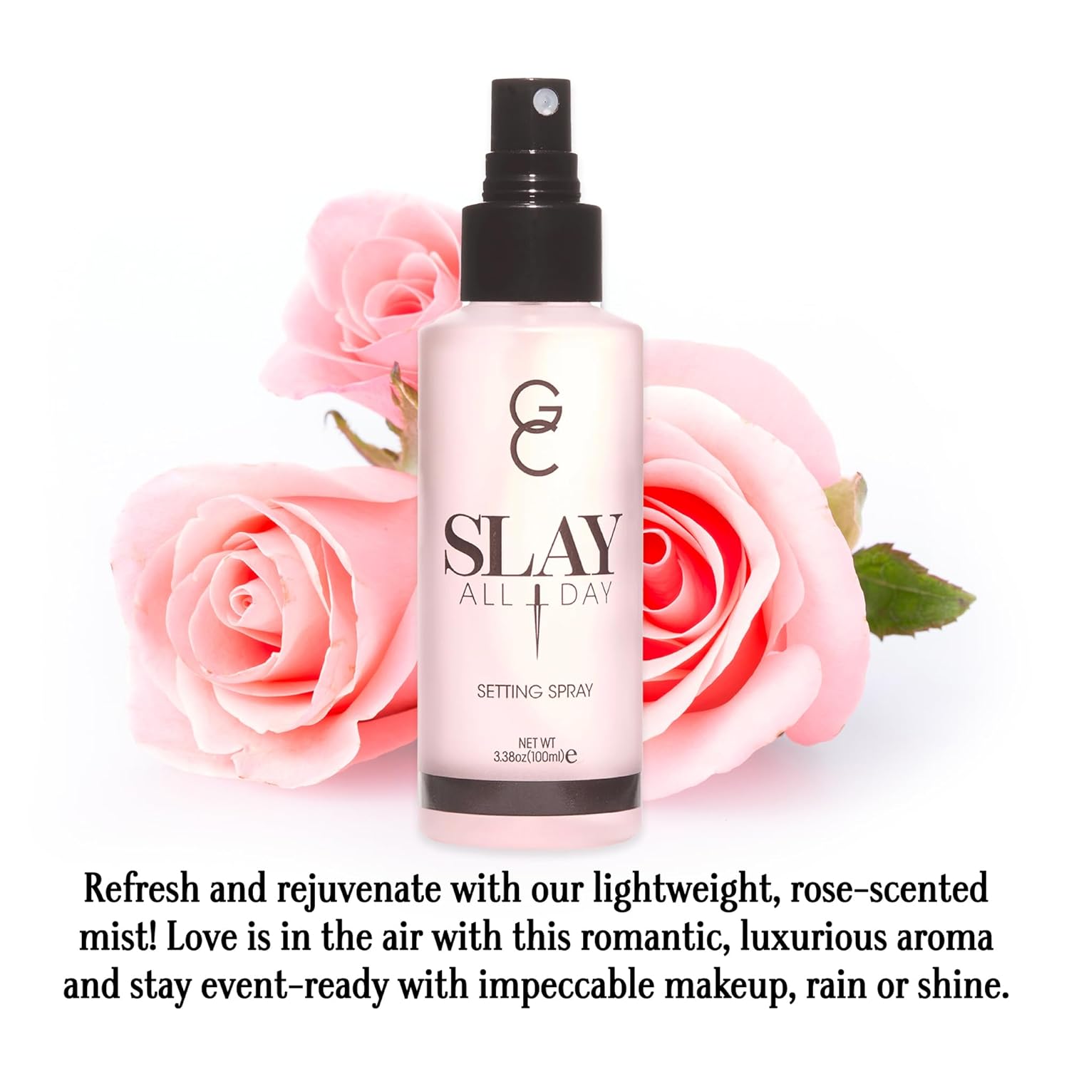 Gerard Cosmetics Slay All Day Makeup Setting Spray (Rose Scented), Matte Finish With Oil Control, Cruelty Free, Long Lasting Finishing Spray, 3.38Oz (100Ml) : Beauty & Personal Care