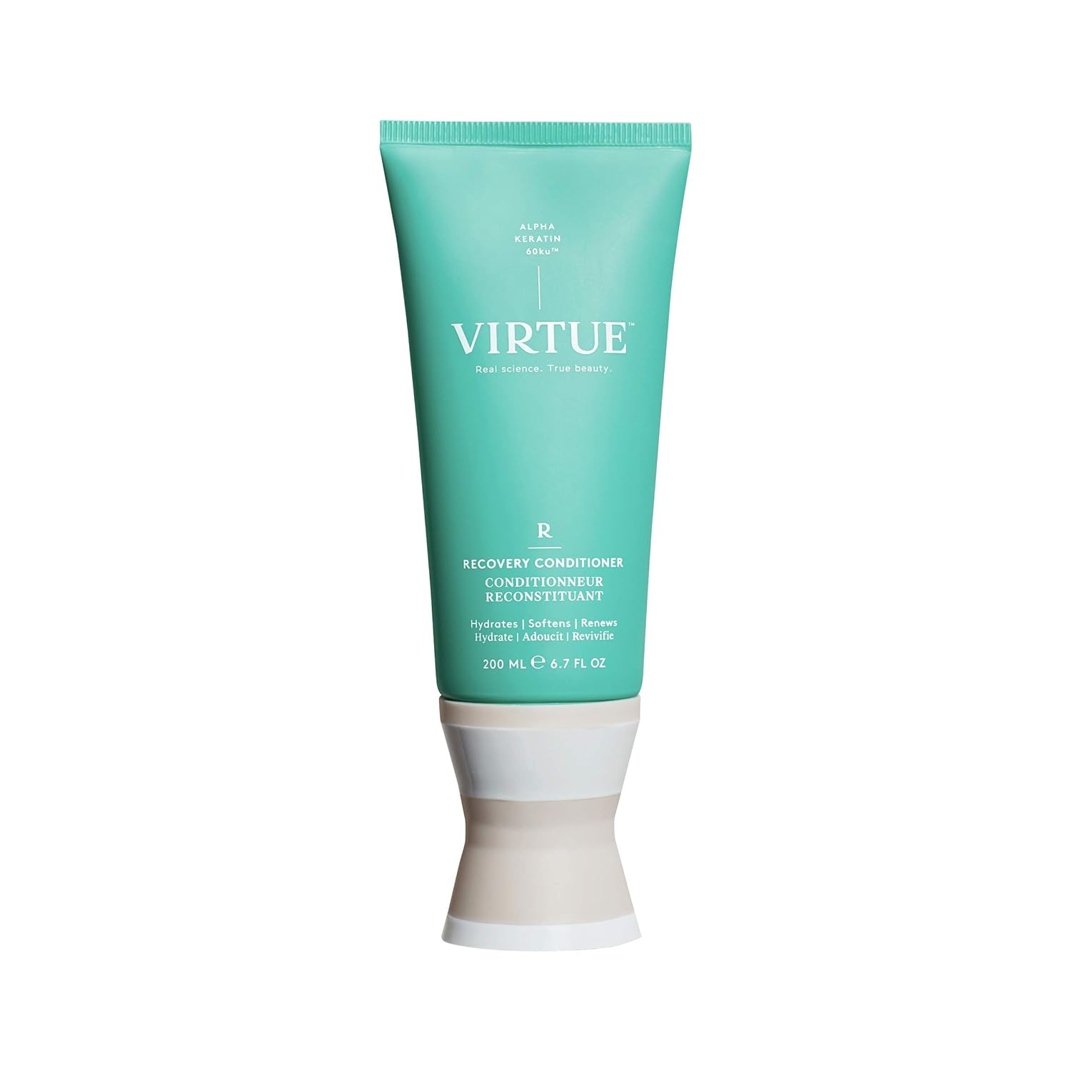 VIRTUE Recovery Conditioner FL OZ | Alpha Keratin Hydrates Softens Renews Hair Sulfate Free Paraben Color Safe Vegan