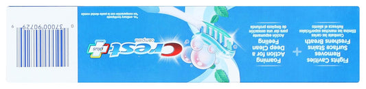 Crest Complete Plus Deep Clean Complete Whitening Toothpaste, Effervescent Mint, 5.4 Oz, 4.050 Lb