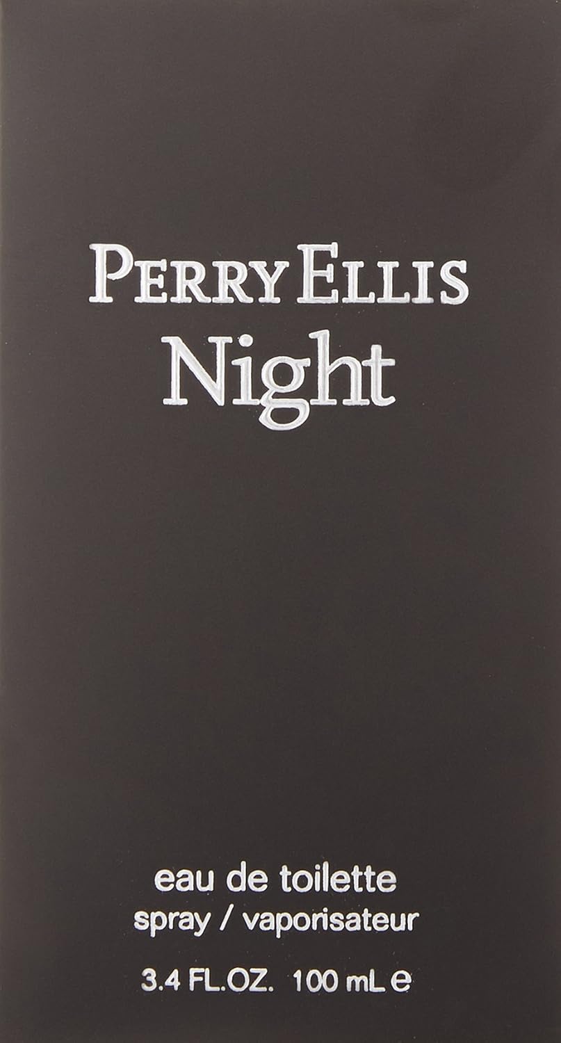 Perry Ellis Night By Perry Ellis For Men Eau-De-Toillete Spray, 3.4 Ounce
