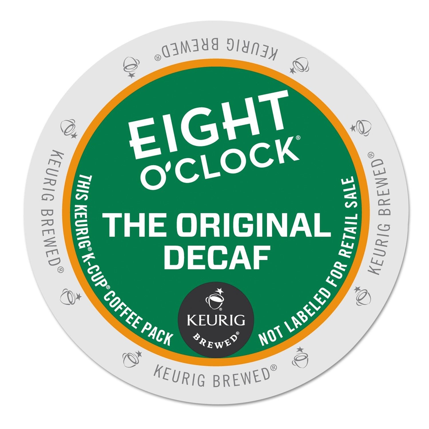 Eight O'Clock 6425 Original Decaf Coffee K-Cups, 24/Box