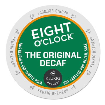 Eight O'Clock 6425 Original Decaf Coffee K-Cups, 24/Box