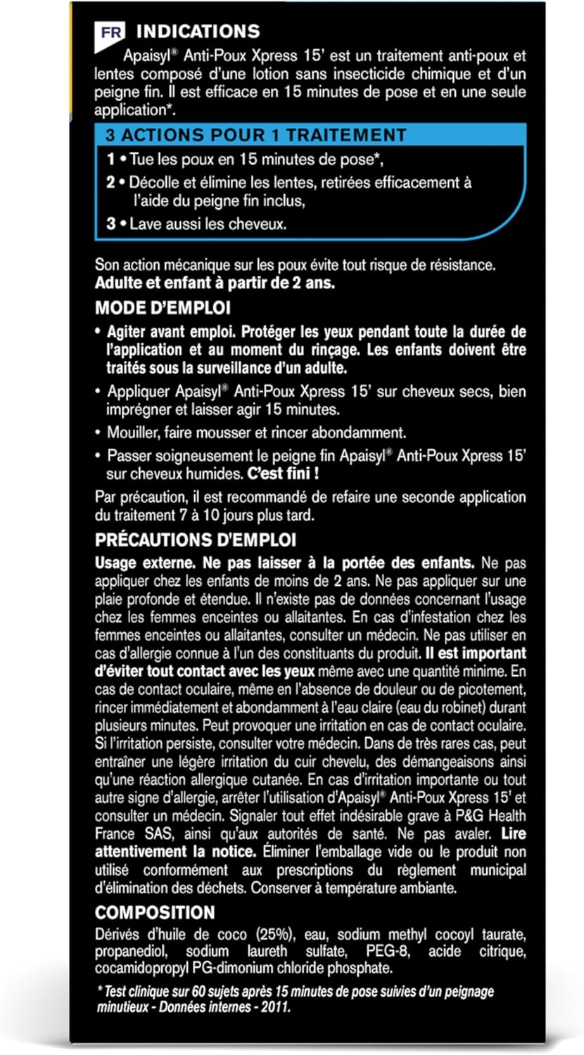 Apaisyl Poux Anti-Lice And Nits 100Ml