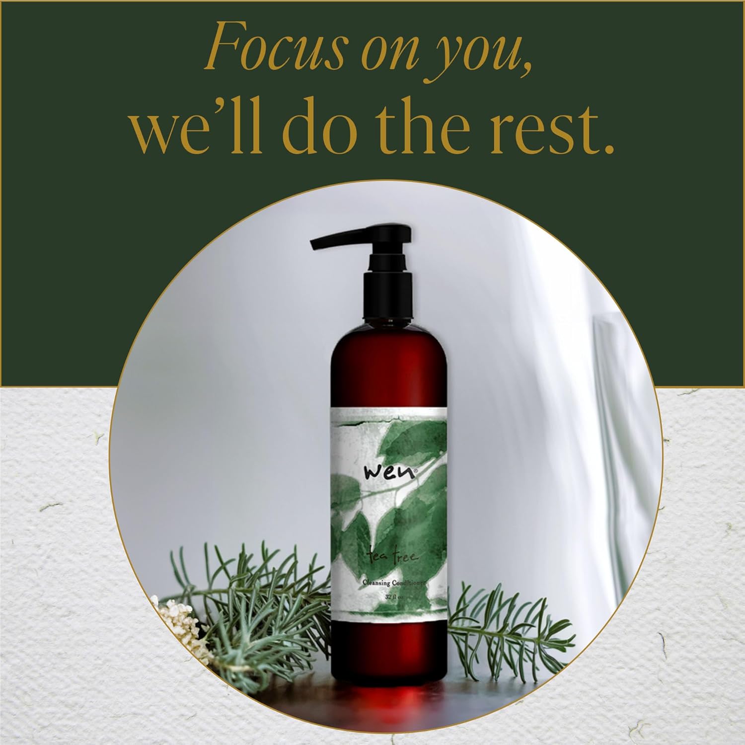 Wen By Chaz Dean Tea Tree Cleansing Conditioner : Beauty & Personal Care