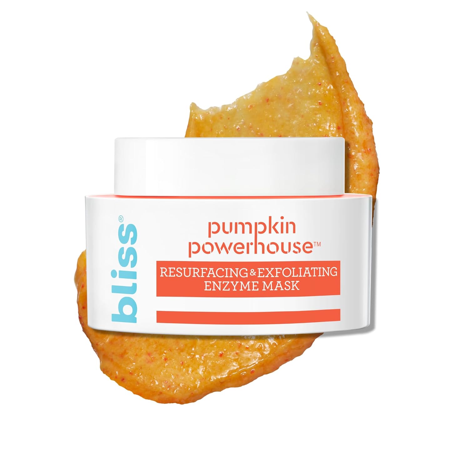 Bliss Pumpkin Enzyme Face Mask | Pumpkin Powerhouse Resurfacing & Exfoliating Mask | Vitamins, Minerals & Antioxidants For Brightness | Clean | Paraben Free | Cruelty-Free | Vegan (1.7 Oz)