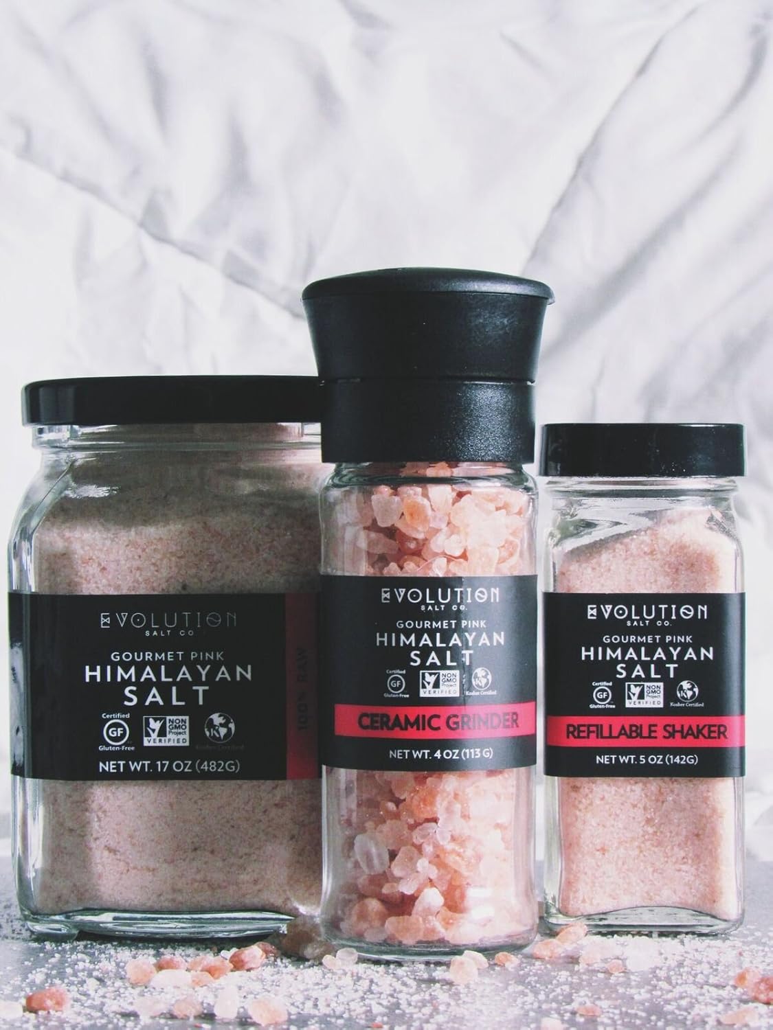 Evolution Salt - Himalayan Pink Salt Coarse Grind, 17 Oz : Touch Screen Tablet Computer Cases : Grocery & Gourmet Food
