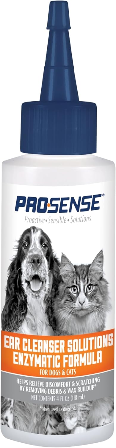 Prosense Ear Cleanser Liquid Enzymatic Formula, 4-Fluid Ounces