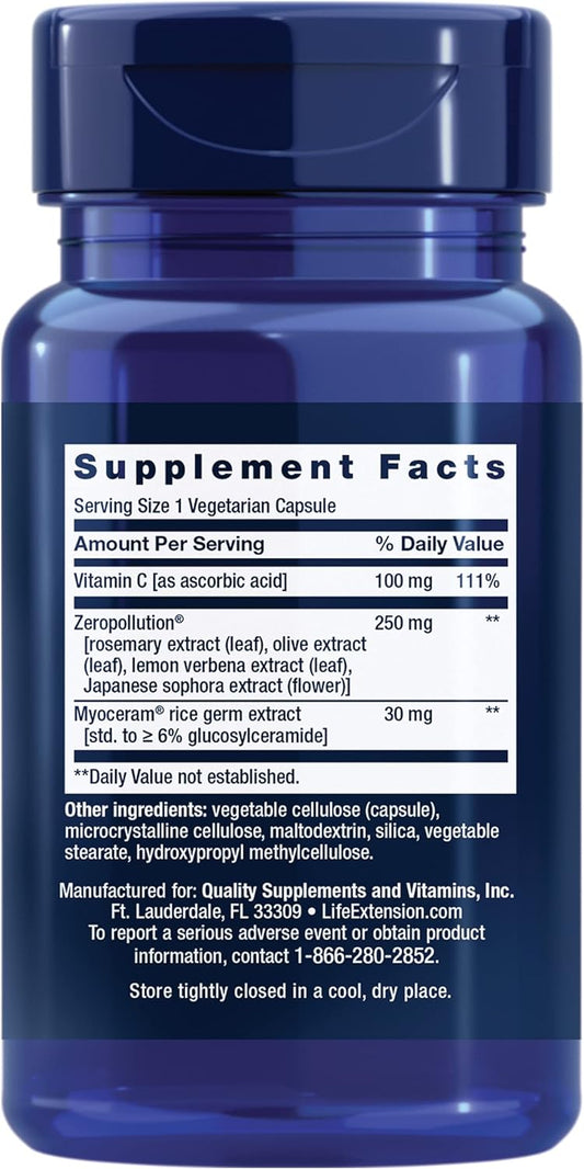 Life Extension Daily Skin Defense – Skin Beauty Health Formula Supplement for Hydration and Healthy Collagen Production Support – Non-GMO, Once Daily, Vegetarian, Gluten-Free – 30 Capsules