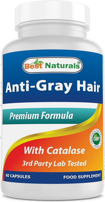 Best Naturals Anti Gray Hair Formula, 60 Count