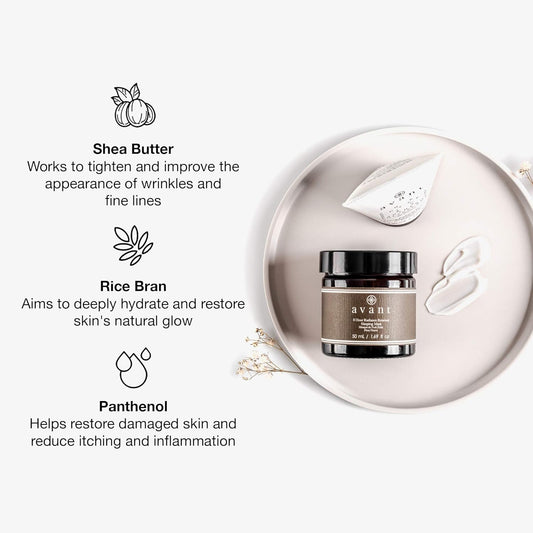 Avant | Hydrating Skin Care Face Mask | Helps Nourish, Reduce Signs Of Ageing & Revitalises Skin | 8 Hour Radiance Renewal Sleeping Mask | 1X 50Ml