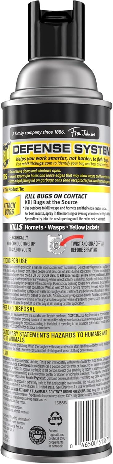 Raid Wasp And Hornet Killer (17.5 Ounce (Pack Of 1))