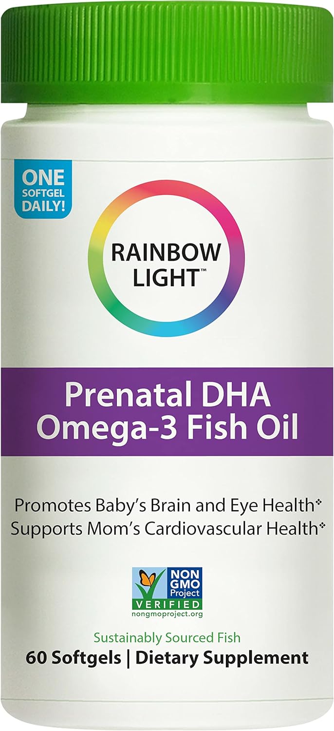 Rainbow Light Prenatal Vitamin, Omega-3 Fatty Acids & Prenatal DHA, Mu