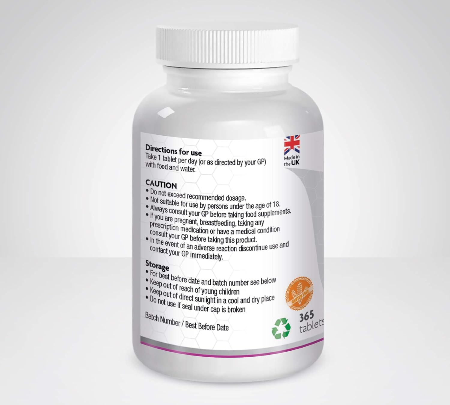 Selenium 200Mcg 365 Tablets Immune System & Thyroid Supplements Nail And Hair Supplements For Men And Women - L-Selenomethionine