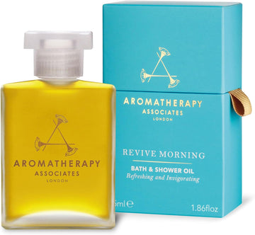Aromatherapy Associates Rose Shower Oil 250 Ml - Enrich Skin & Uplift The Senses With Rejuvenating, Therapeutic Rose Essential Oil, Geranium, Palmarosa, Luxurious Oil-To-Milk Formula