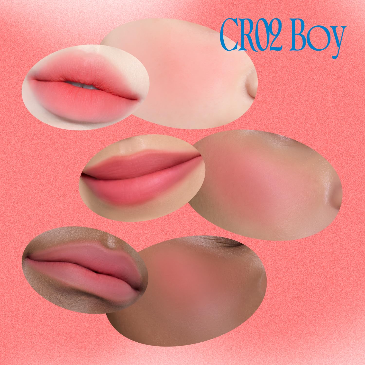 Lip&Cheek Blurry Pudding Pot | Boy | Makeup Blush, Buildable Lightweight, Multi-Use Soft Matte Finish | 5G