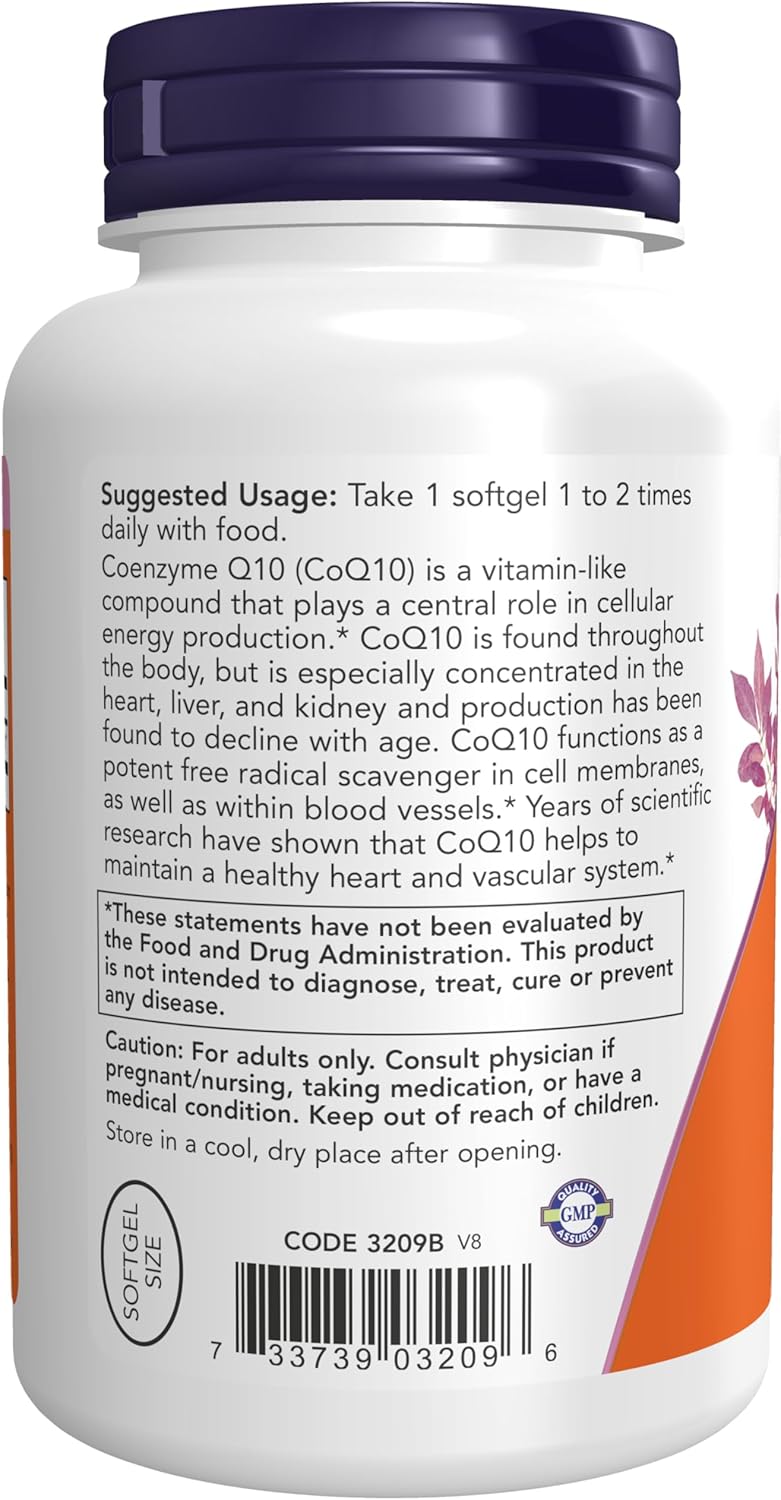 Now Foods Coq10 100Mg, 150 Softgels (Pack Of 2)
