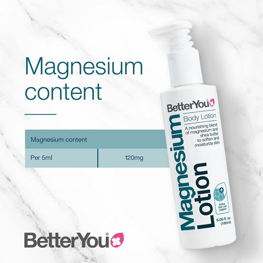 BetterYou Magnesium Body Lotion - Body Cream with Magnesium And Shea B