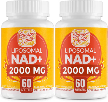 2000 Mg Nad Supplement, Liposomal Nad+ With High Absorption, More Efficient Than Nicotinamide Riboside, Pure & Plus Boosting Supplement, Aging Defense, Metabolism & Cellular, 600 Softgels