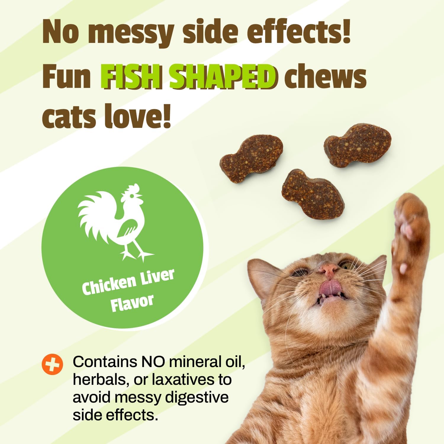 Pet Naturals Hairball - 30 Chicken-Flavored Chews - Cat Supplements & Vitamins for Hairball Control and Digestive Support, Contains No Corn or Wheat? : Pet Supplies