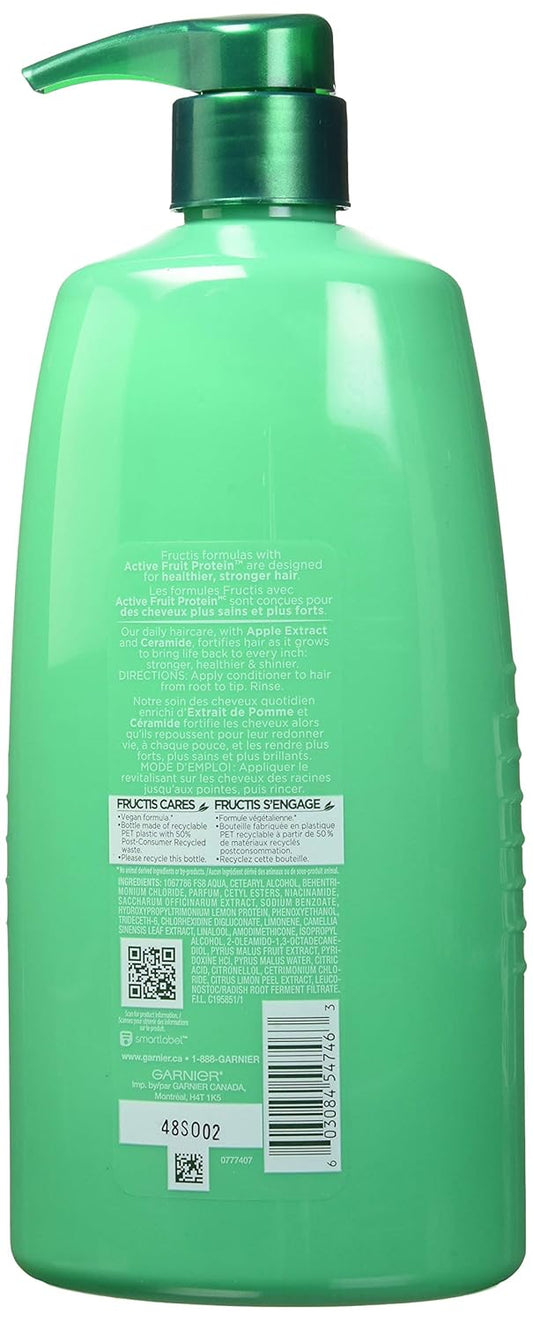 Garnier Fructis Grow Strong Conditioner, 33.8 Fl Oz, 1 Count (Packaging May Vary)