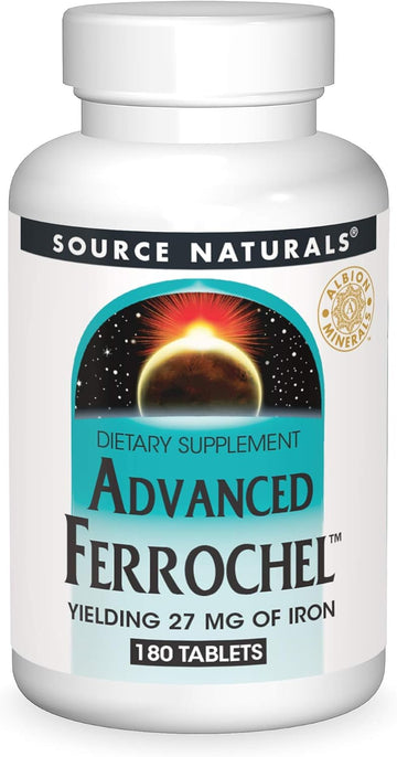 Source Naturals, Advanced Ferrochel - 180 tabs