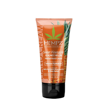 Hempz Daily Moisturizing Sweet Pineapple & Honey Melon Hand Cream For Dry, Cracked Hands (3 Oz) – Non-Greasy Crème For Women Or Men With Dry Or Sensitive Skin